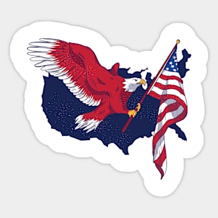 American Eagle USA Sticker